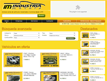 Tablet Screenshot of industriamotors.com